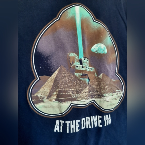 At The Drive In - Space Pyramid Band T Shirt - Medium - Picture 2 of 6